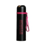 Black & Pink 500ml Vacuum Flask