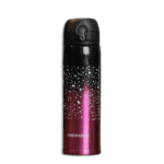 Black & Purple Dotted 500ml Vacuum Flask