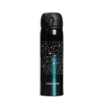 Black & Turqouise Dotted 500ml Vacuum Flask