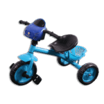 Blue Car Shaped Tricycle with Basket