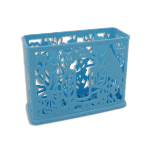 Blue Plastic Organizer
