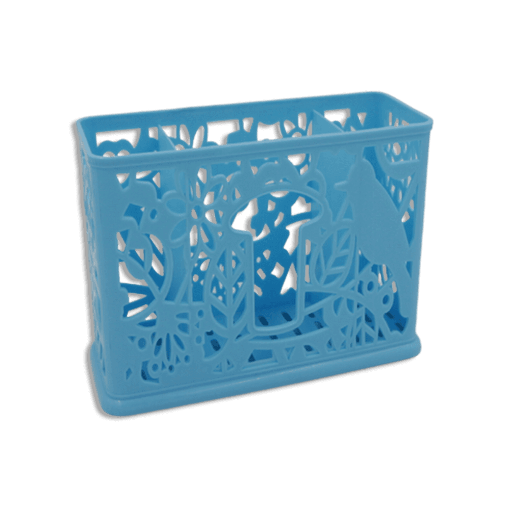 Blue Plastic Organizer