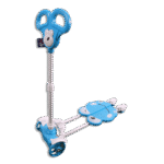 Blue & White Butterfly Scooter