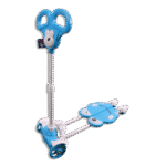 Blue & White Butterfly Scooter