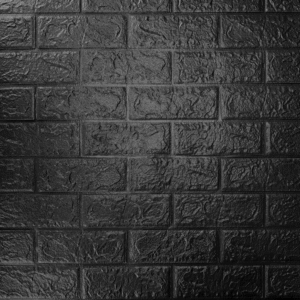 Brick 70x78cm  Black Wallpaper