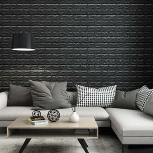 Brick Black Wallpaper1