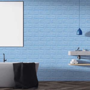 Brick Blue Wallpaper1