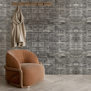 Brick Grey & Black Combo Wallpaper1