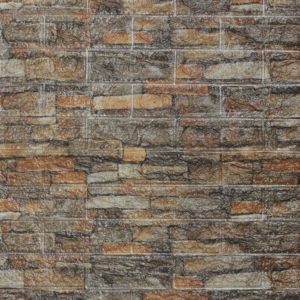 Brick 70x78cm Olive & Brown Combo Wallpaper