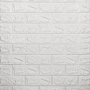 Brick 70x78cm White Wallpaper