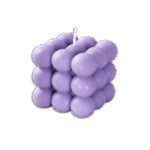 Bubble Purple Scented Candle