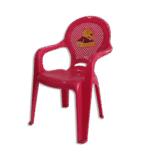 Dark Pink Winnie The Pooh Chair with Arms