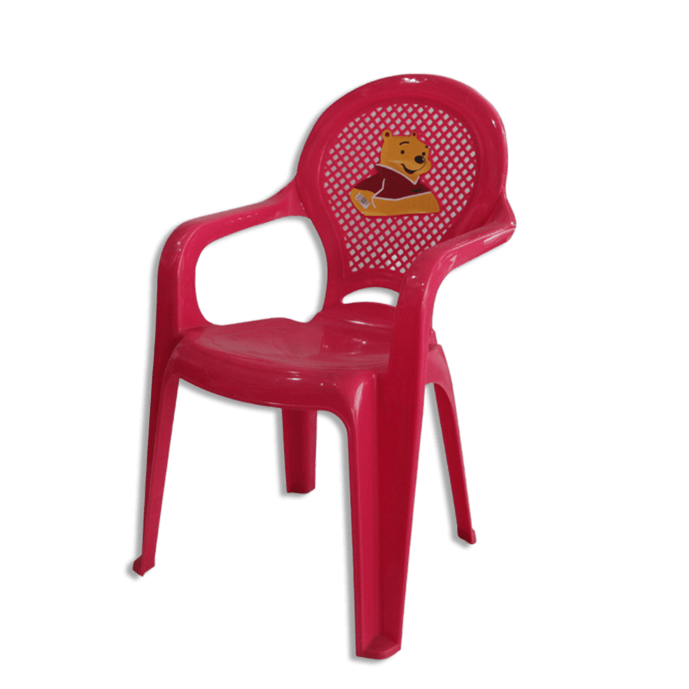 Dark-Pink-Winnie-The-Pooh-Chair-with-Arms