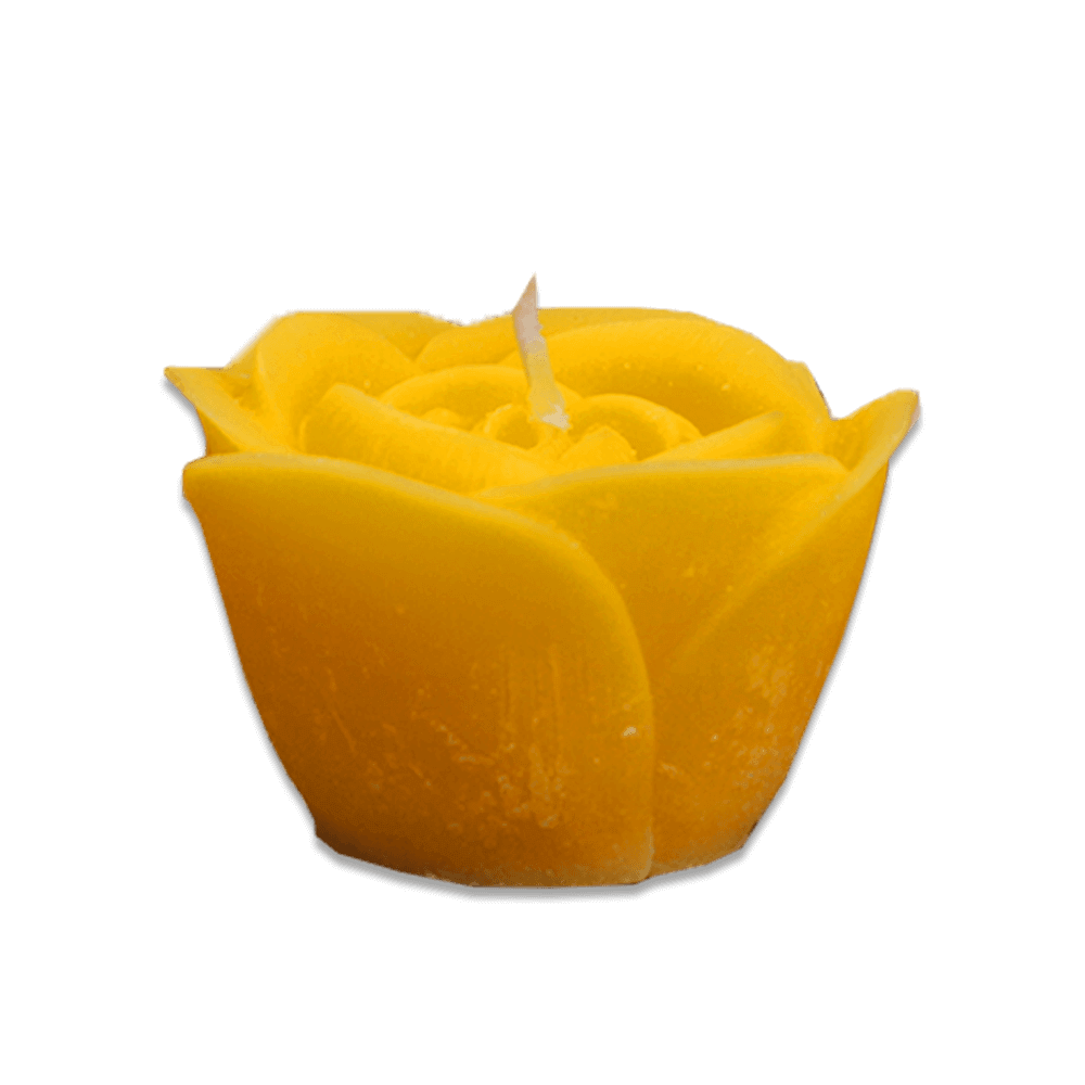 Flower-Shape-Orange-Scented-Candle