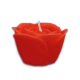 Flower Shape Red Scented Candle