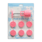 Fondant Pink Decorative Punch Set