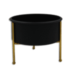 Gold Stand with 16cm Black Bowl