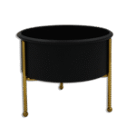 Gold Stand with 16cm Black Bowl