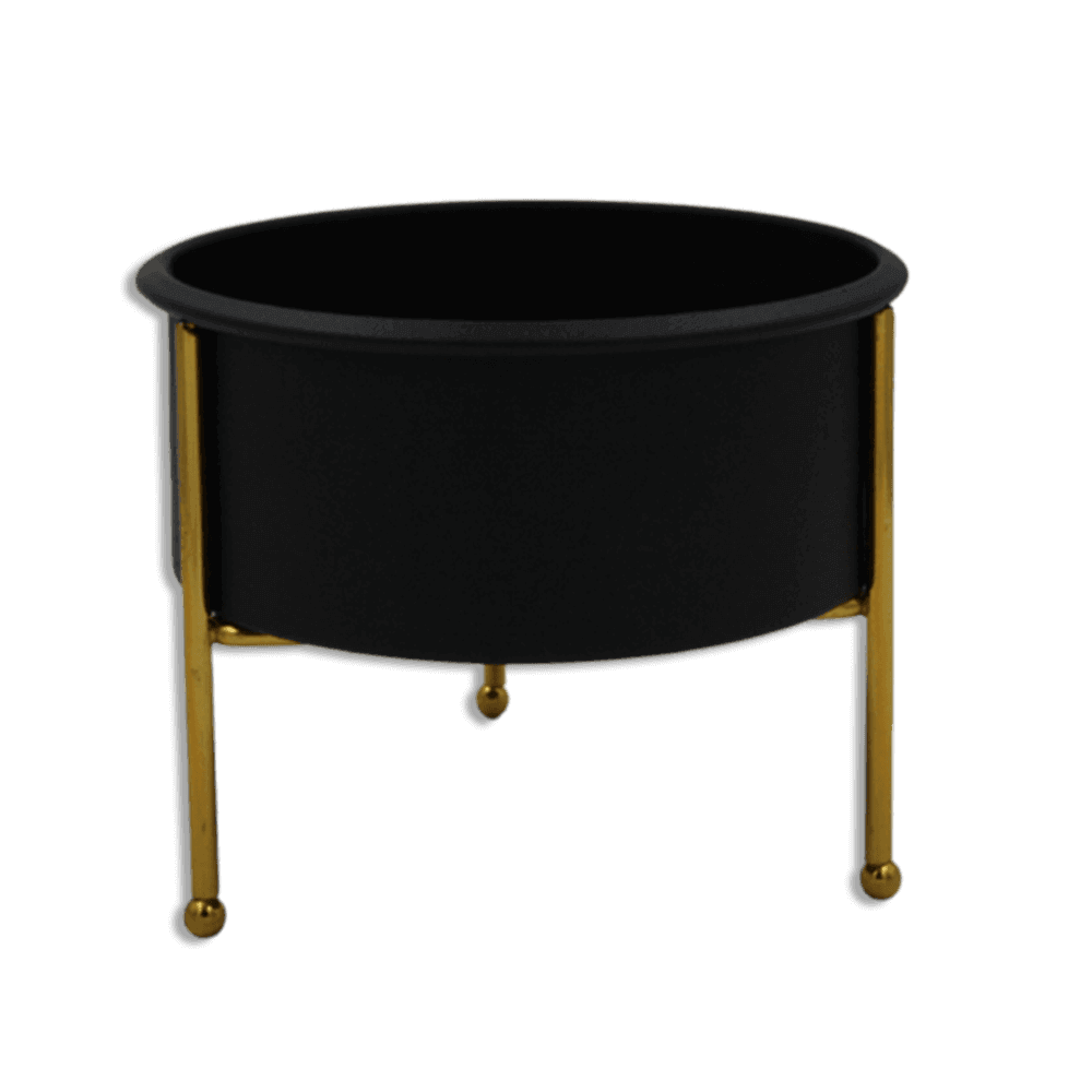 Gold-Stand-with-16cm-Black-Bowl