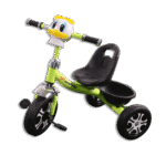 Green Duck Shaped Tricycle with Basket