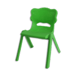 3M Plast Green Kids Armless Chair