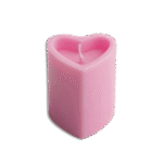 Heart Shape Pink Scented Candle