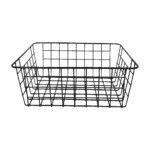 Iron 22x28cm Black Basket