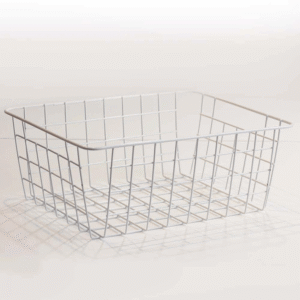 Iron 22x28cm White Basket
