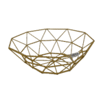 Iron 25cm Golden Basket