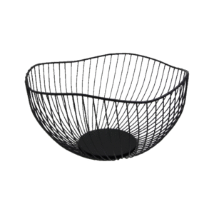 Iron 26cm Black Basket
