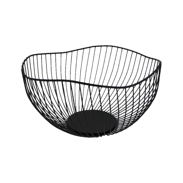 Iron 26cm Black Basket