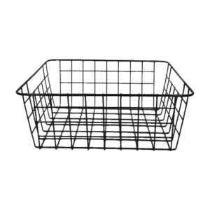 Iron 28x36cm Black Basket