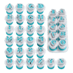 Letters & Numbers Plastic Cookie Cutter