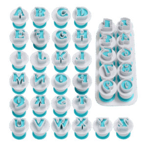 Letters & Numbers Plastic Cookie Cutter
