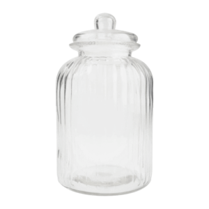 Lined 1000ml Glass Jar With Pressure Lid 