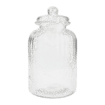 Lined 650ml Glass Jar with Pressure Lid