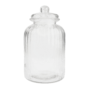 Lined 650ml Glass Jar with Pressure Lid
