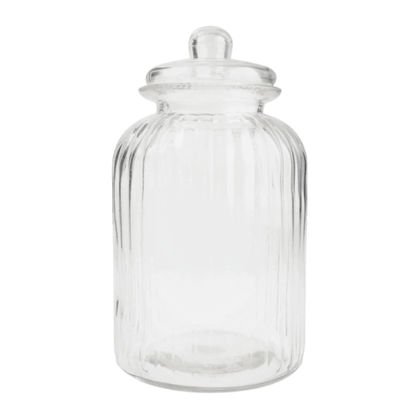 Lined 650ml Glass Jar With Pressure Lid 