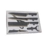Lomi Black Knife Set