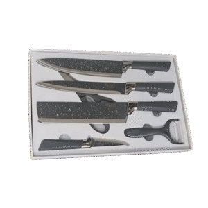 Lomi Black Knife Set