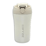 Matt 450ml White Stainless Coffee Mug