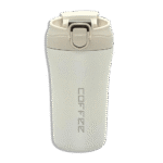 Matt 450ml White Stainless Coffee Mug