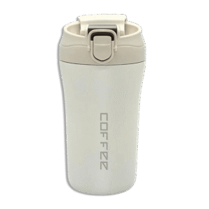 Matt 450ml White Stainless Coffee Mug