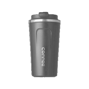 Matt 510ml Dark Grey Stainless Coffee Mug