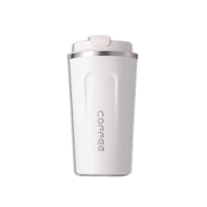 Matt 510ml White Stainless Coffee Mug