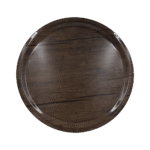 Melamine 442x42cm Round Brown Tray