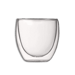 Mini 80ml Double Glass Mug