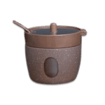 Momaz Granite Brown Sugar Bowl with Lid and Spoon