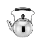 Momaz Stainless Steel Tea Pot with Black Granite Handle