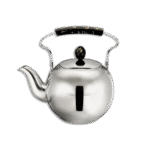 Momaz Stainless Steel Tea Pot with Black Marble Handle